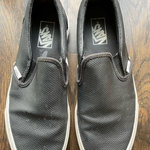 Women’s black vans-size 10